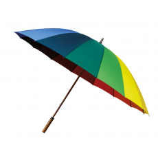 golfparaplu, windproof, regenboogkleuren