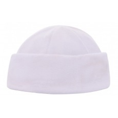 100% rPET Fleece muts Wit