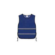 Trainingsvest polyester Kobalt