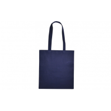 Cotton Bag Lang Hengsel Marine Blauw