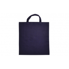 Cotton Bag Kort Hengsel Marine Blauw