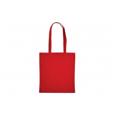 Cotton Bag Lang Hengsel Rood