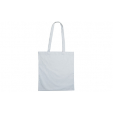 Cotton Bag Lang Hengsel Wit