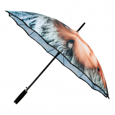 golfparaplu, bestaande uit één doek