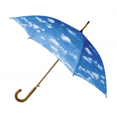 lange paraplu, wolkendessin, automaat