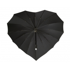 paraplu, hartvormig, windproof